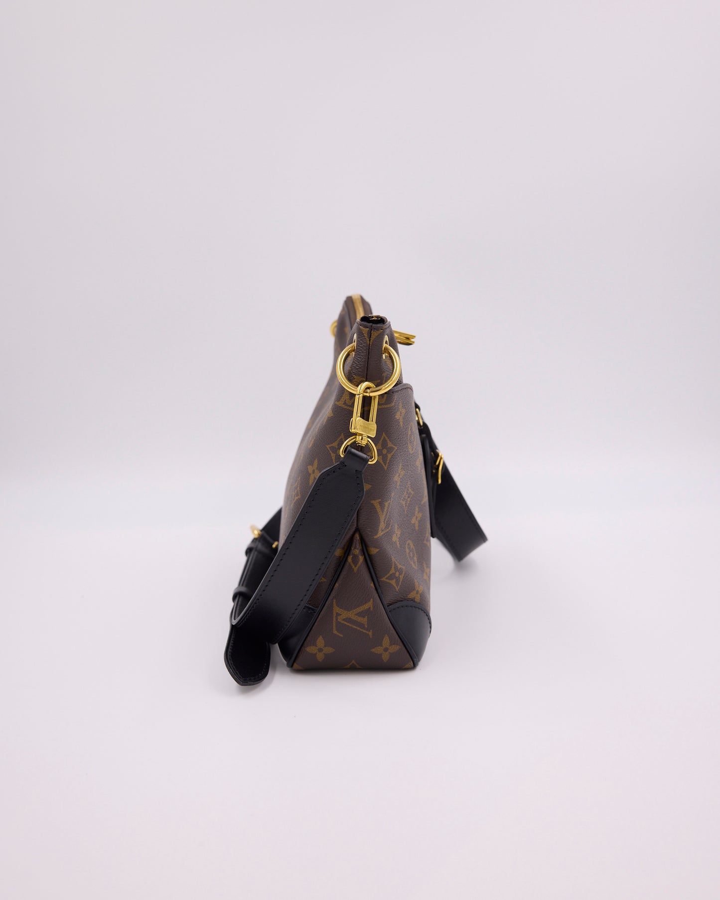 Louis Vuitton Odeon Monogram Canvas schwarz schwarze Designerhandtasche mit Monogramm und goldfarbenen Details