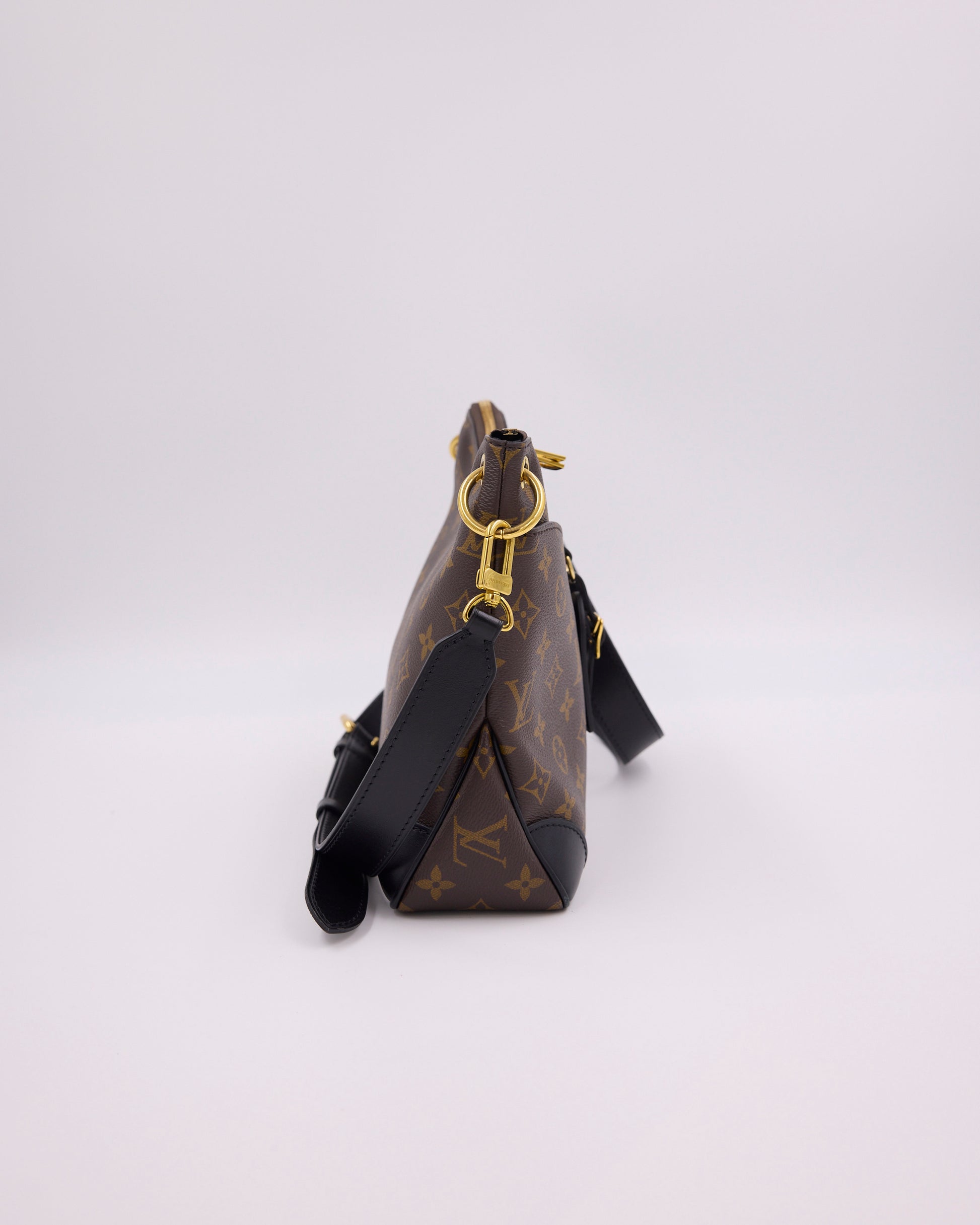 Louis Vuitton Odeon Monogram Canvas schwarz schwarze Designerhandtasche mit Monogramm und goldfarbenen Details