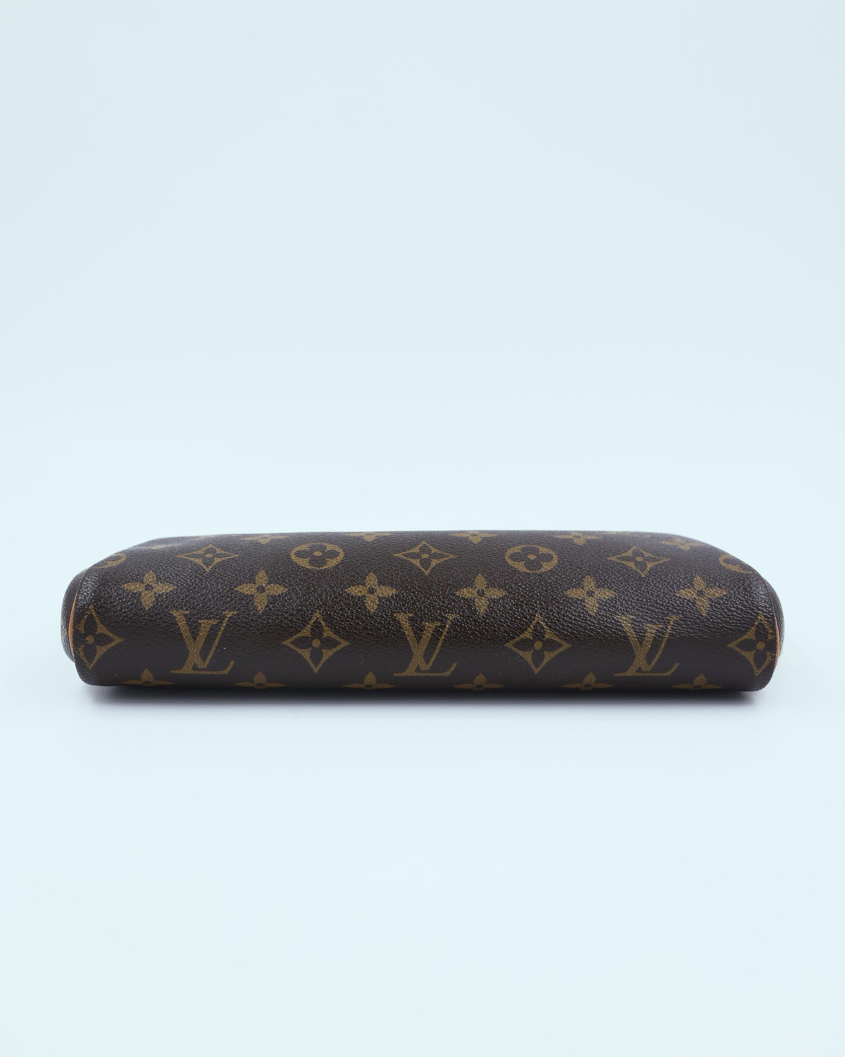LOUIS VUITTON Pochette Eva Monogram Canvas, authentische Designer-Clutch aus Monogram-Canvas