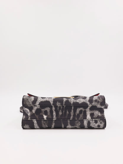 LOUIS VUITTON Twist MM Cat Print Gris graue Designerhandtasche mit Katzenmuster