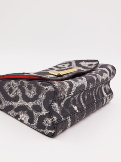 LOUIS VUITTON Twist MM Cat Print Gris, graue Designerhandtasche mit Katzenmuster