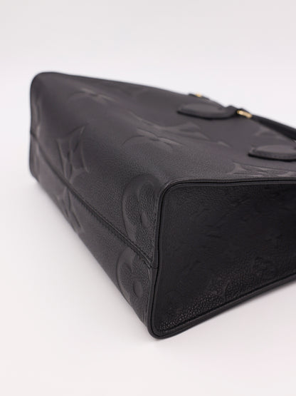 LOUIS VUITTON OnTheGo PM Monogram Empreinte schwarz