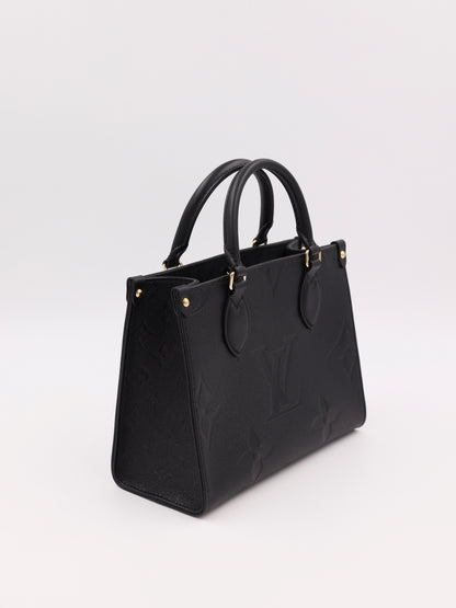 LOUIS VUITTON OnTheGo PM Monogram Empreinte schwarz