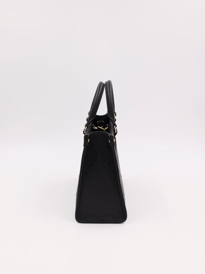 LOUIS VUITTON OnTheGo PM Monogram Empreinte schwarz
