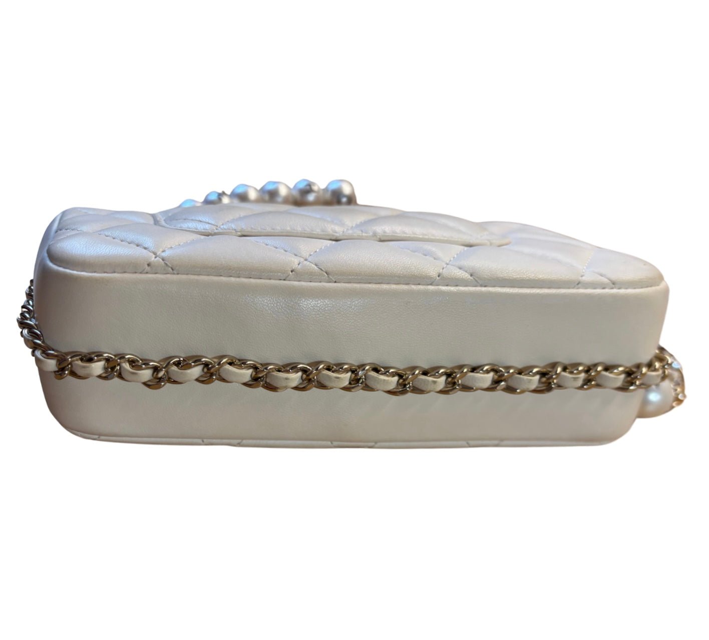 CHANEL Classic Flap Mini Pearls ivory - Clutch & Macarons - 29751593 - Clutch & Macarons - 