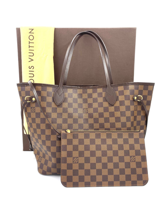 LOUIS VUITTON Neverfull MM Damier Ebene mit Pochette