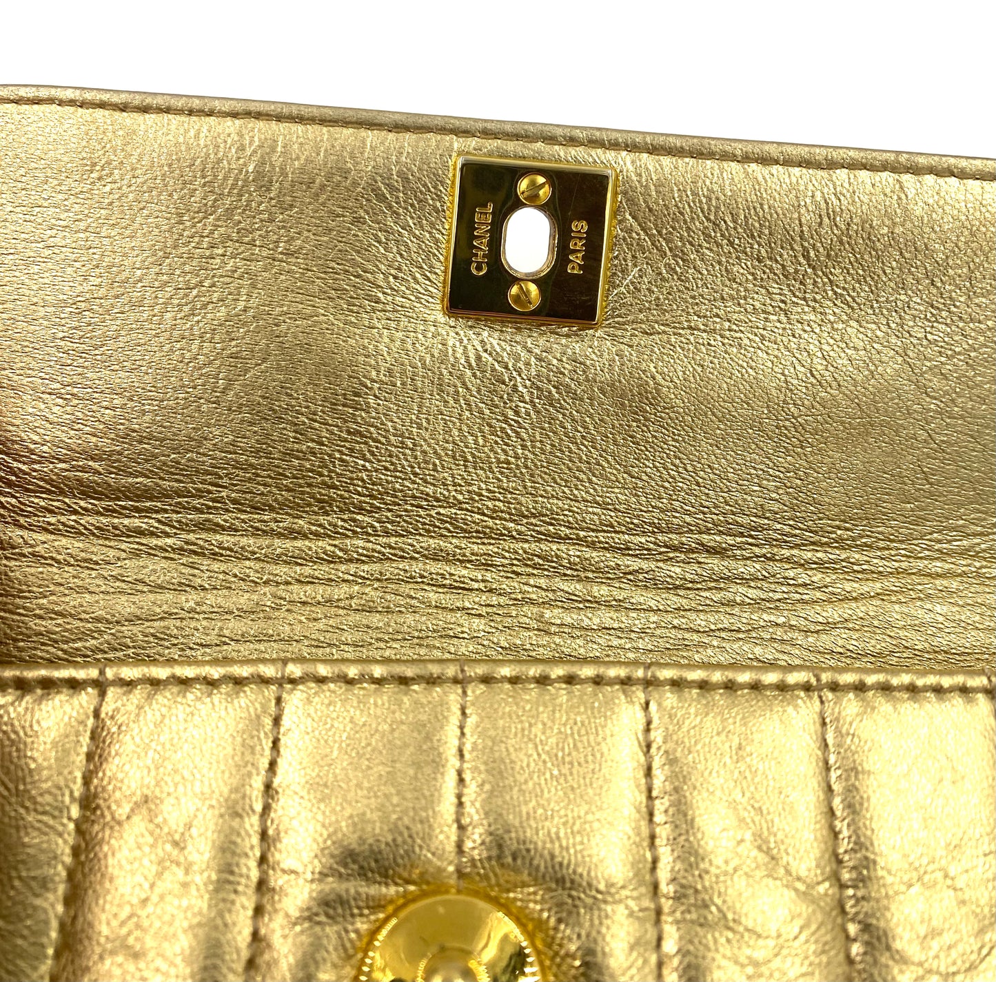 CHANEL Clutch Mademoiselle gold