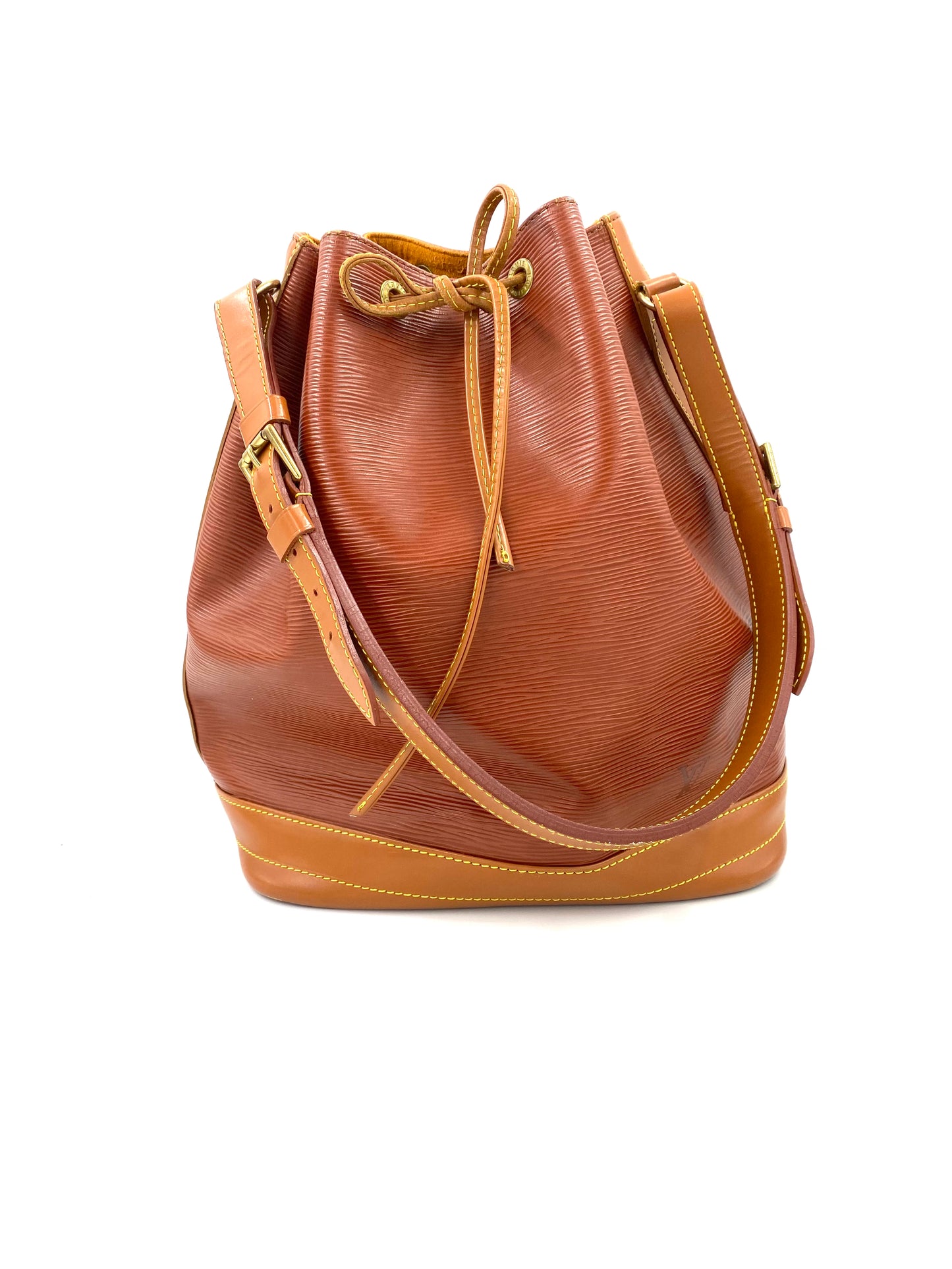 LOUIS VUITTON Noe grande Epileder Bicolor cognac