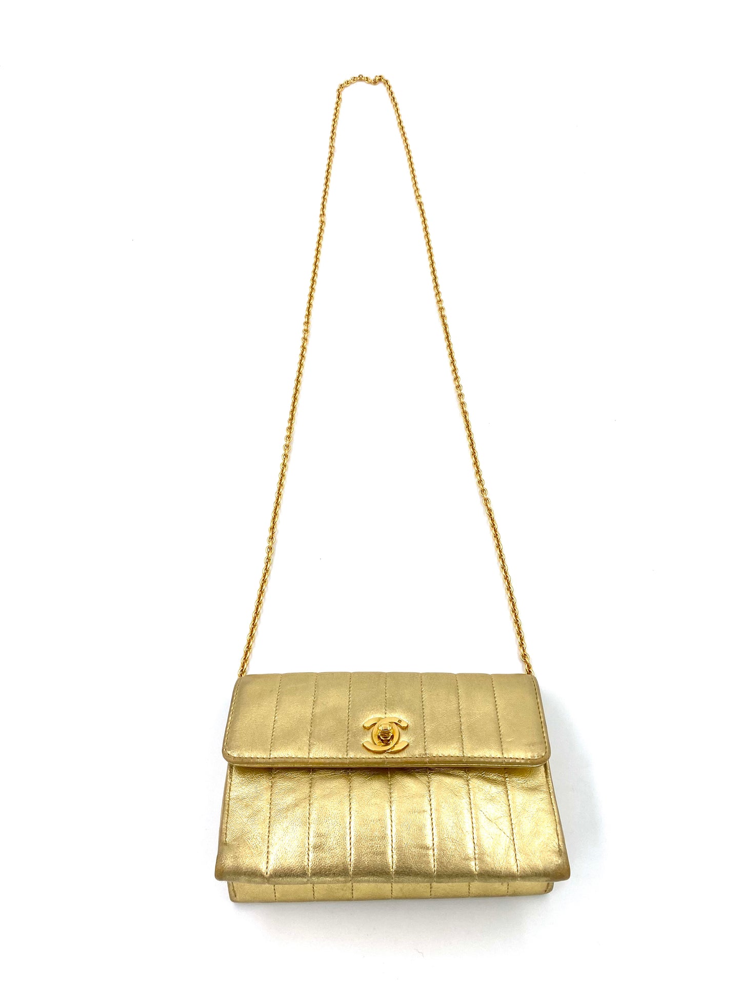 CHANEL Clutch Mademoiselle gold