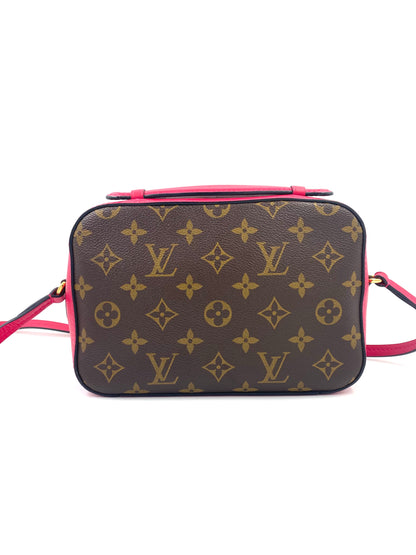 LOUIS VUITTON Saintonge Monogram fuchsia