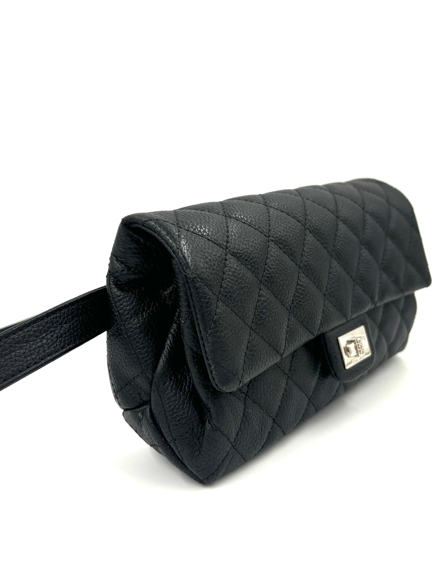 CHANEL 2.55 Mademoiselle Waist Bag Caviar schwarz