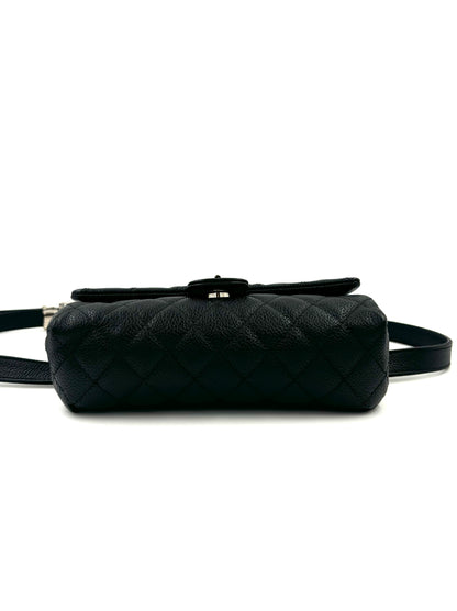 CHANEL 2.55 Mademoiselle Waist Bag Caviar schwarz