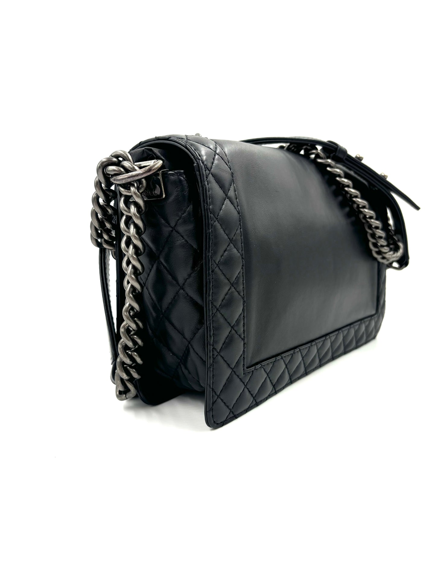 CHANEL Boy Bag Multichain schwarz