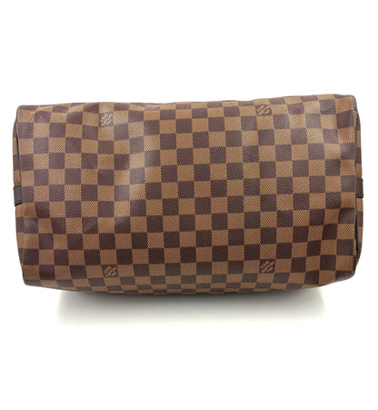 LOUIS VUITTON Speedy 35 Bandouliere Damier Ebene - Clutch & Macarons - AA3290 & Chip - Clutch & Macarons - 