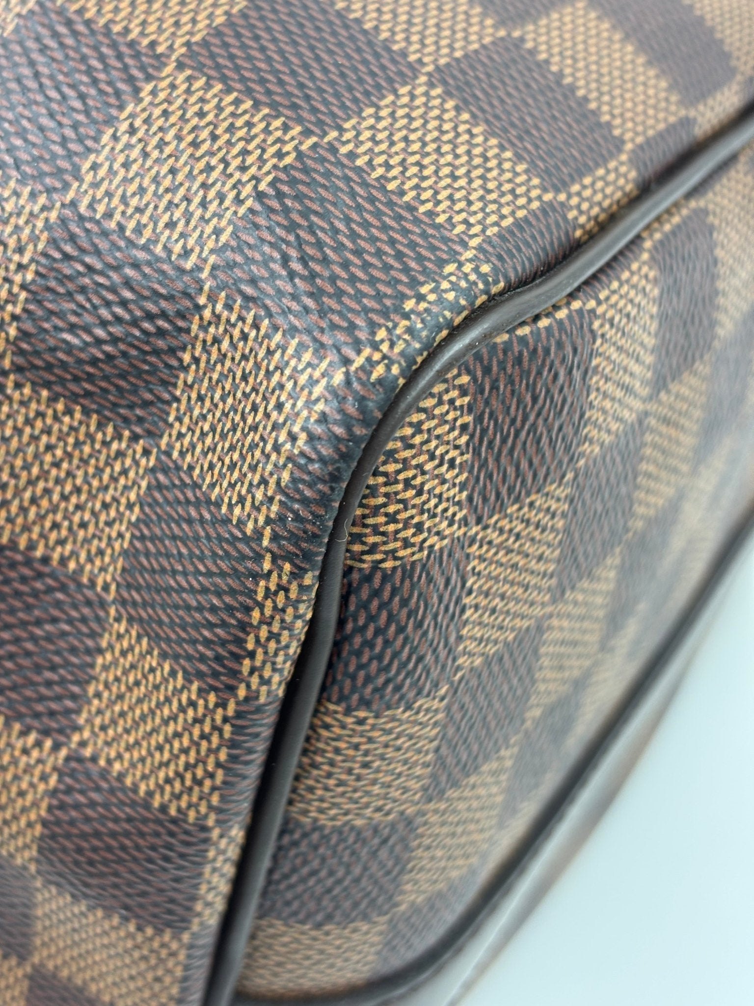 LOUIS VUITTON Speedy 35 Bandouliere Damier Ebene - Clutch & Macarons - AA3290 & Chip - Clutch & Macarons - 