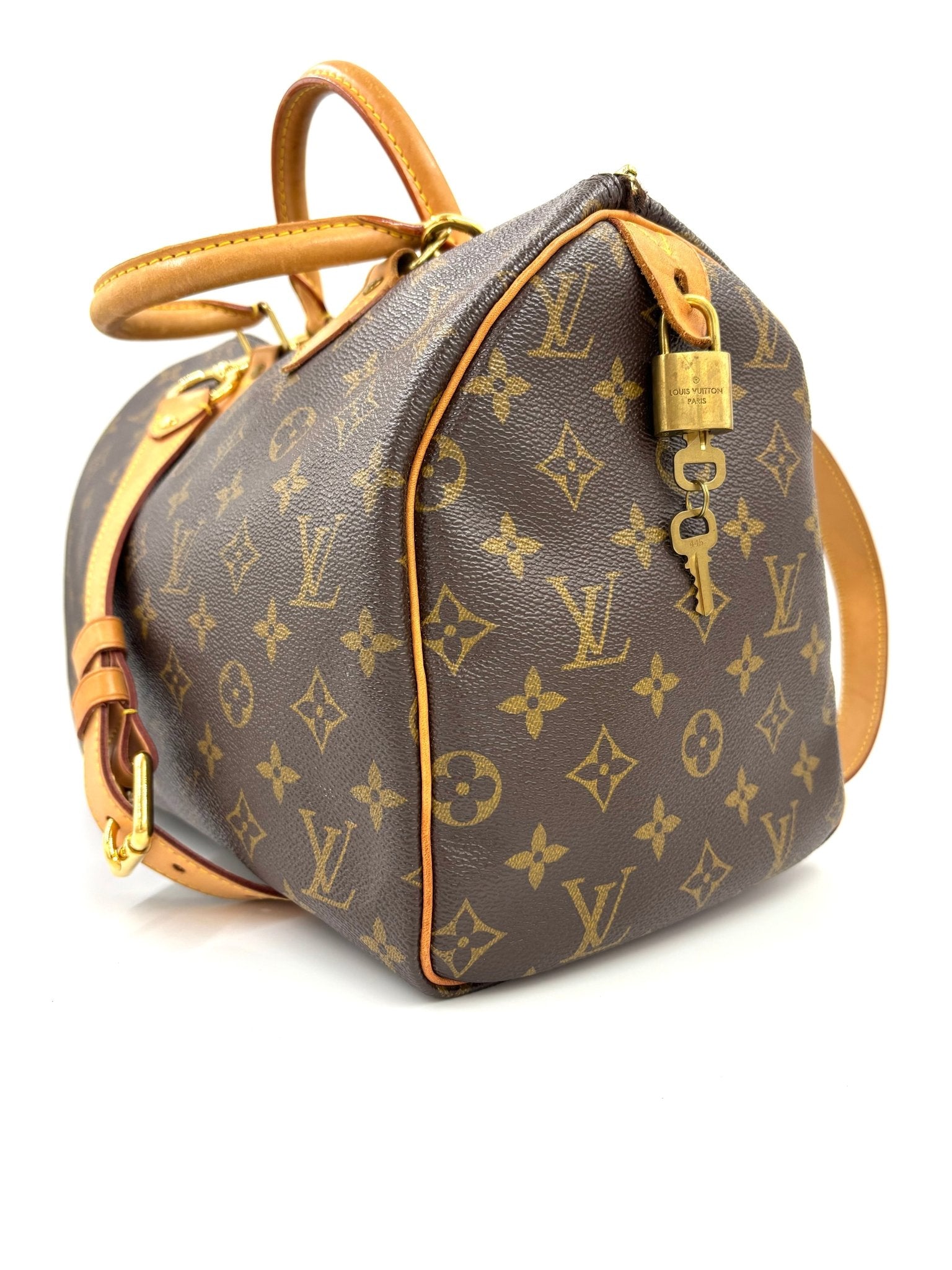 LOUIS VUITTON Speedy 30 Monogram Canvas mit Schulterriemen - Clutch & Macarons - TR0192 - Clutch & Macarons - 