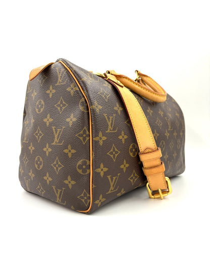 LOUIS VUITTON Speedy 30 Monogram Canvas mit Schulterriemen - Clutch & Macarons - TR0192 - Clutch & Macarons - 