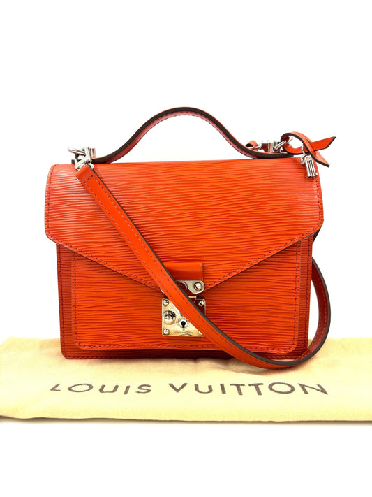 LOUIS VUITTON Monceau Epi orange - Clutch & Macarons - SR3139 - Clutch & Macarons - 