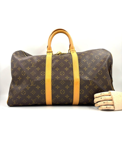 LOUIS VUITTON Vintage Keepall 45 Monogram Canvas - Clutch & Macarons - SP1928 - Clutch & Macarons - 