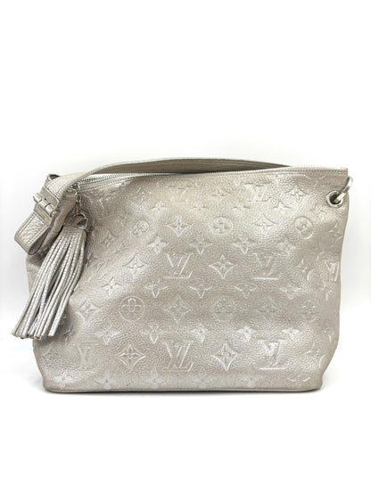 LOUIS VUITTON Shimmer Hobobag silber