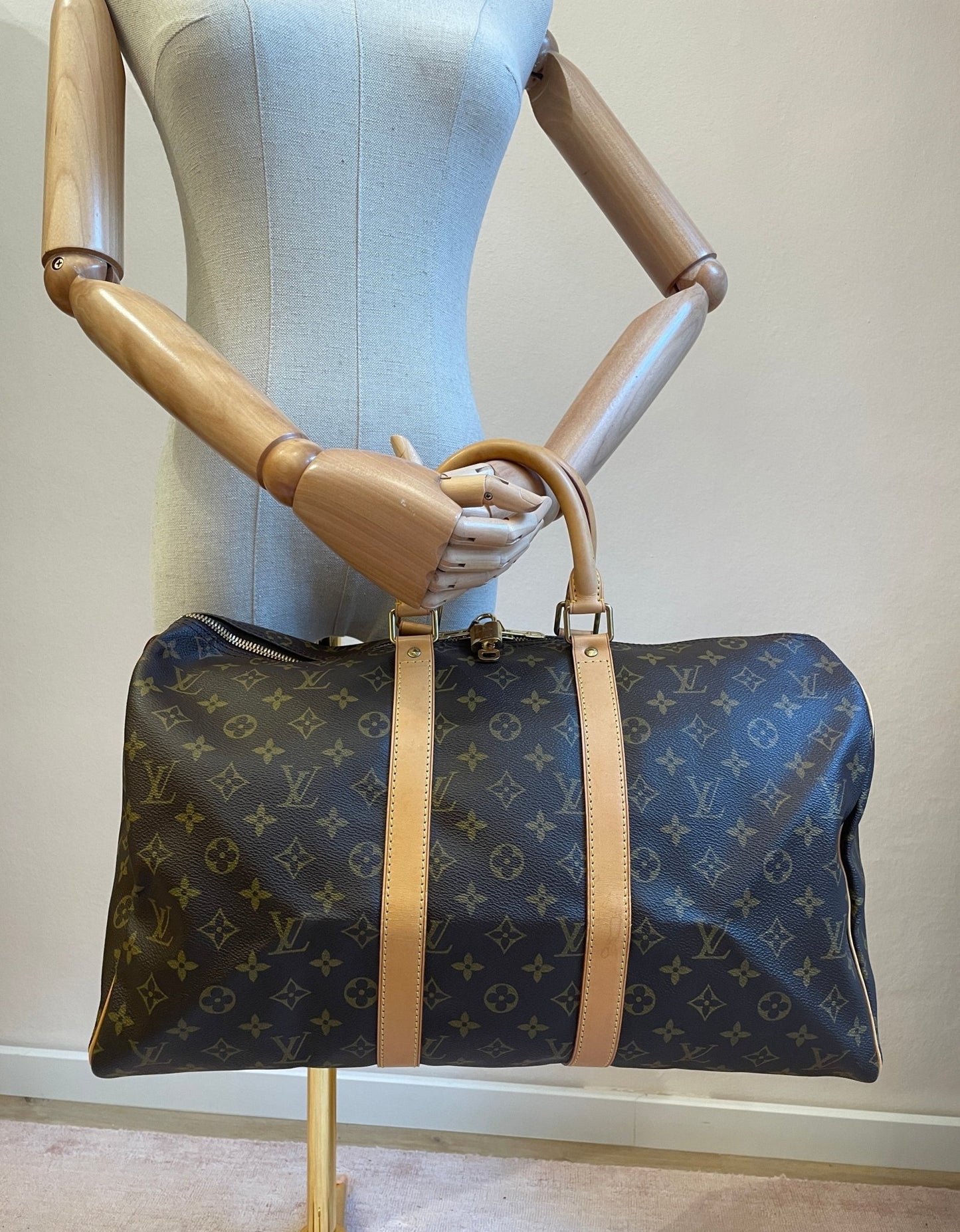 LOUIS VUITTON Vintage Keepall 45 Monogram Canvas - Clutch & Macarons - SP1928 - Clutch & Macarons - 