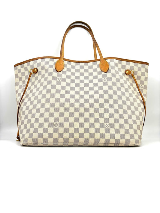 LOUIS VUITTON Neverfull GM Damier Azur - Clutch & Macarons - FL0129 - Clutch & Macarons - 