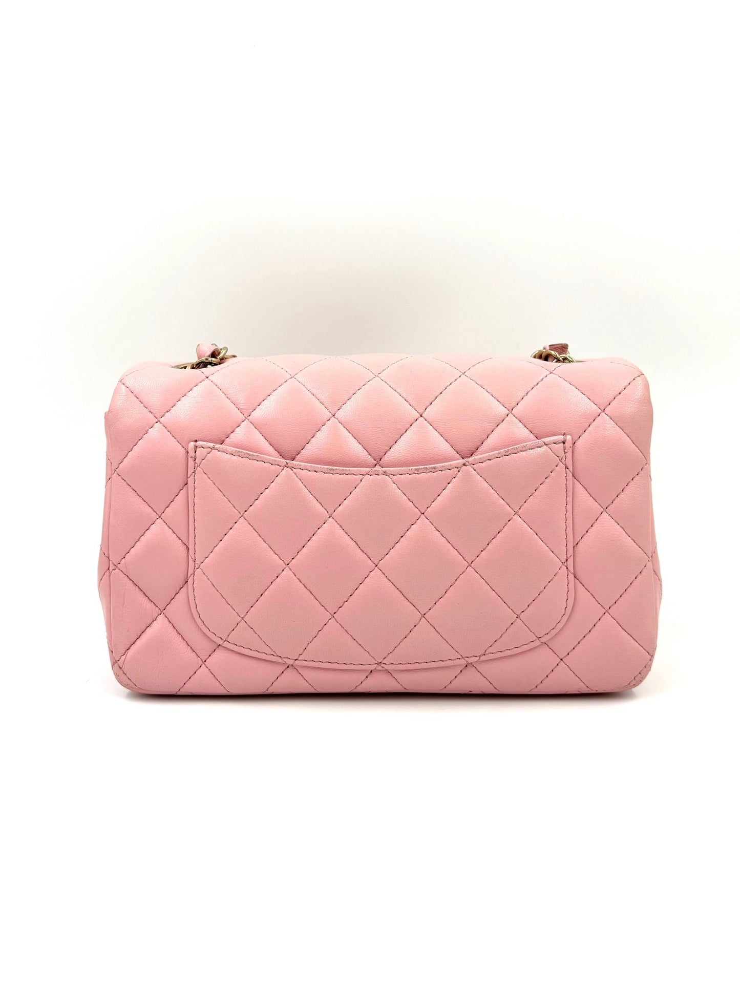 CHANEL Single Flap Bag mini Rectangular rosé - Clutch & Macarons - 31365369 - Clutch & Macarons - 