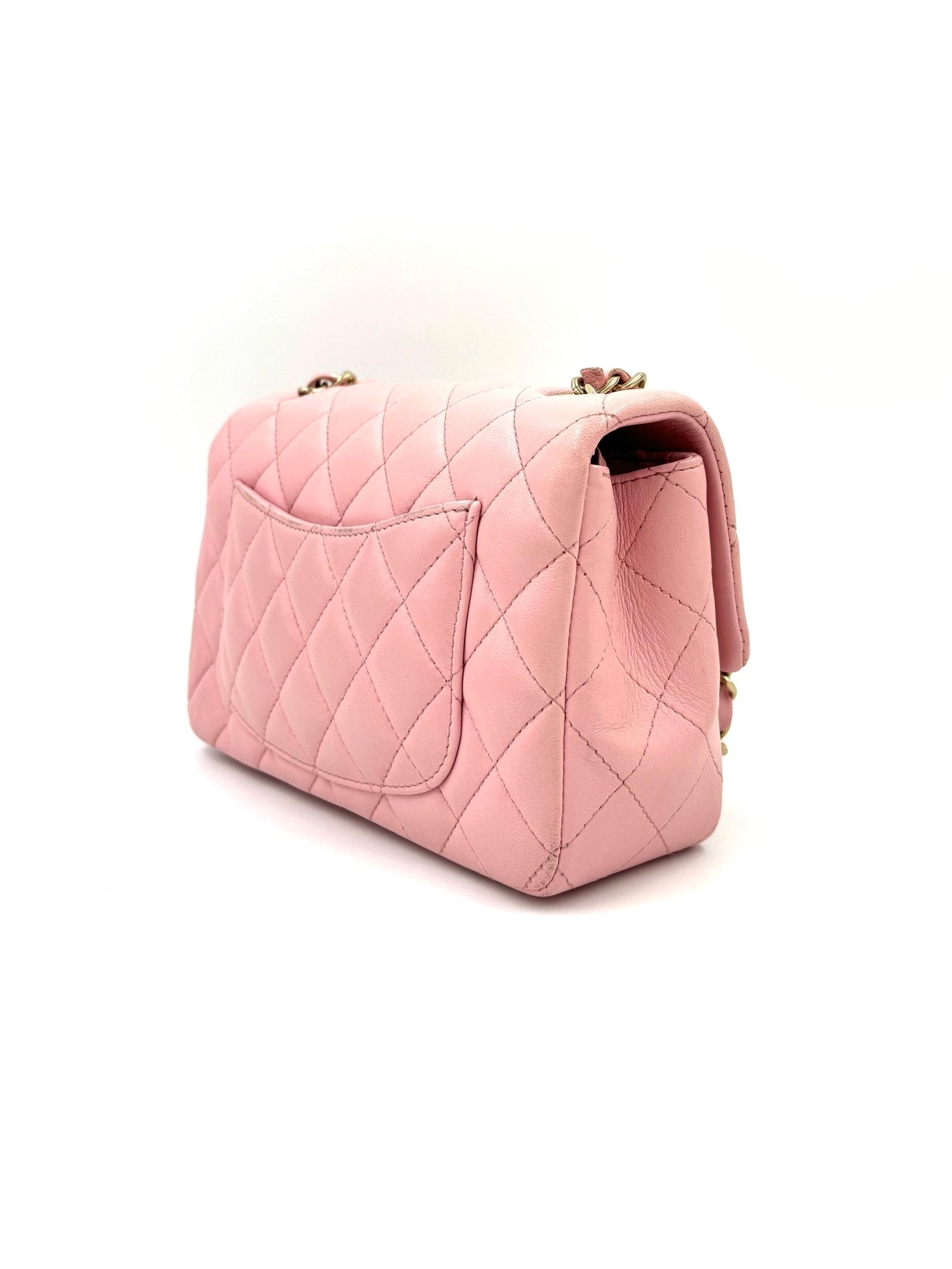 CHANEL Single Flap Bag mini Rectangular rosé - Clutch & Macarons - 31365369 - Clutch & Macarons - 