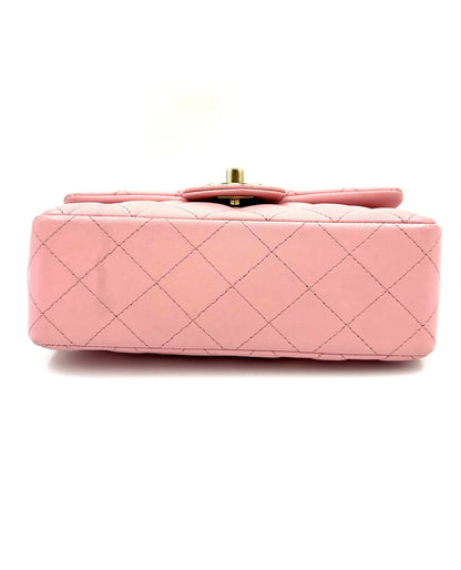 CHANEL Single Flap Bag mini Rectangular rosé - Clutch & Macarons - 31365369 - Clutch & Macarons - 