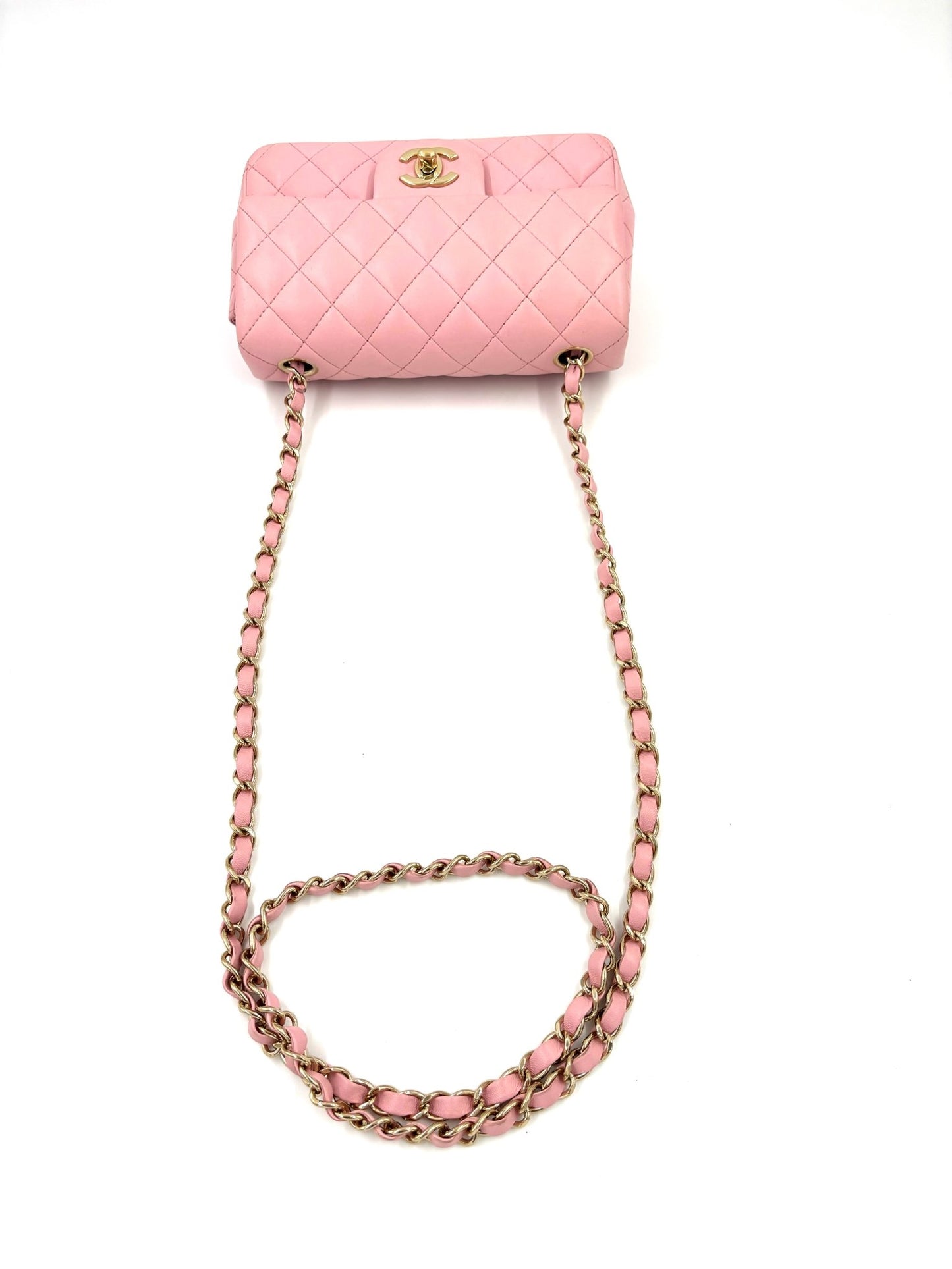 CHANEL Single Flap Bag mini Rectangular rosé - Clutch & Macarons - 31365369 - Clutch & Macarons - 